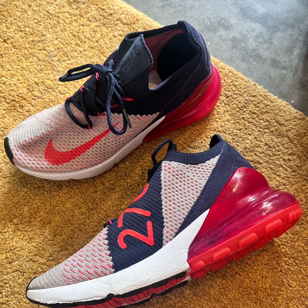 Nike Black and Red Sneakers